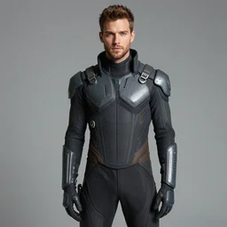 davis taylor brown dressed in scifi fashion