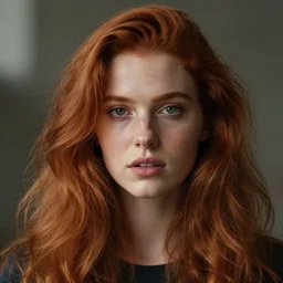 portrait of a redhead woman, extremely detailed, pinterest, atmospheric,