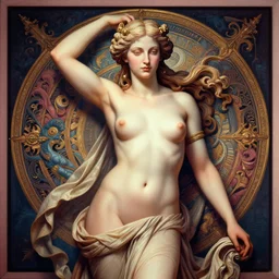fit pov shot, lomography portrait of aphrodite, seductive and powerful, detailed intricate illustration, digital art, by greg rutkowski, by loish, complementing colors, trending on artstation, hd, 4 k, deviantart, tele photo lens, centered, sigma 5 0 0 mm f / 5