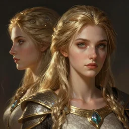 character sheet of astarte, concept art, game art, highly intrincate, front and side, unreal engine, very detailed, detailed face, octane render, artstation, cgsociety, by serge birault