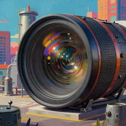 macro lens photograph of clean modern carbon capture facility with high military security, detailed textures, hyper realistic, vibrant colors, cinematic lighting, urban art style, digital art painting by greg rutkowski, cinematic, concept art, 35mm grain filter, artstation