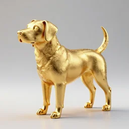 gold made of dog