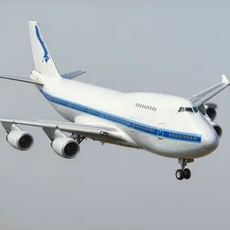 a painting of a boeing 7 4 7 jumbo jet, painted in the style of davinci