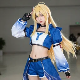 supermodel girl cosplay as rinoa from final fantasy