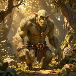 garden of gods, orc vibes, hyperrealistic, volumetric golden dappled dynamic lighting, highly detailed, sharp focus, by victo ngai, artgerm