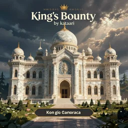 a marble palace, in concept art of main menu loading screen background. for russian mmorpg king's bounty by katauri, by 橡 树 山 雨, artstation, behance, style of hearthstone