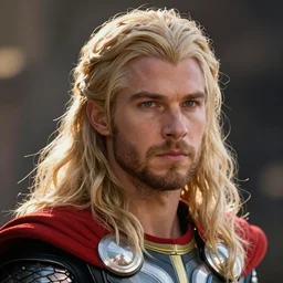 thor. detailed portrait. anime style