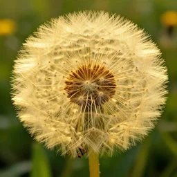 giant golden dandelions