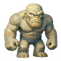 angry stone giant. van gogh, edward gorey