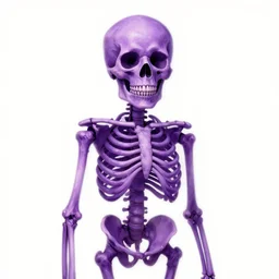 purple skeleton