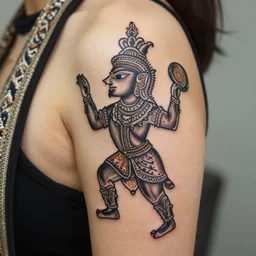 traditional deq Kurdish tattoo