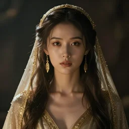 a mystical woman priestess