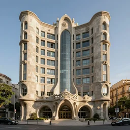 a suburban office headquarters designed by gaudi