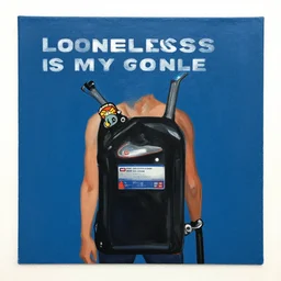 loneliness is my gasoline, painting