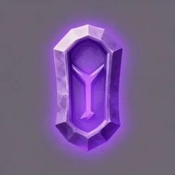 magic runestone, rpg inventory item icon, magic the gathering art, d & d, fantasy, centered, purple light, glowing, soft, digital painting, artstation, concept art, smooth, volumetric lighting, 8 k, art by akihiko yoshida and greg rutkowski