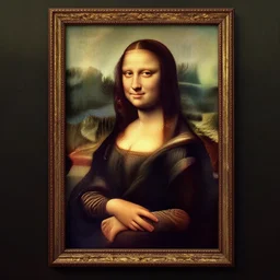 the mona lisa, ( ( ( ( octane render, nvidia raytracing demo ) ) ) )
