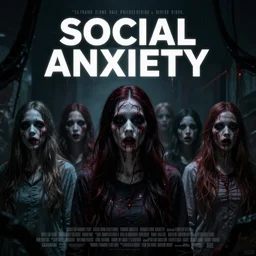 social anxiety crowd horror movie poster hord sci - fi 2 0 2 0