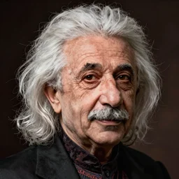 moroccan einstein portrait
