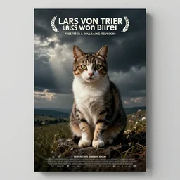 poster for a Lars von Trier film about a cat