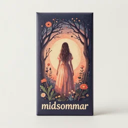 midsommar inspired conceptual chocolate bar packaging, label design, behance, packaging of the world, award, front label, packaging design, craft
