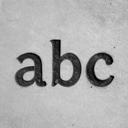street graphite of word abc