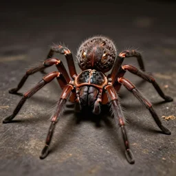 human legs attached to a spider, studio lighting