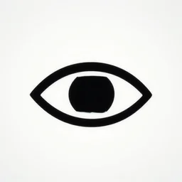 logo vision field of view sight all seeing eye perfection simplified symbol