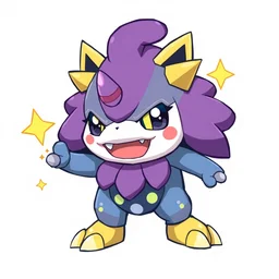 cute miss mascot soporifik soporifik drowzee pokemon sticker art, cronobreaker, beeple game icon