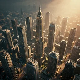 a photo of a cyberpunk city flat, highly detailed, sharp focus, unreal engine highly rendered, radiant light