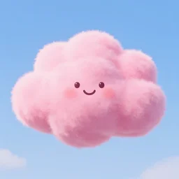 8 0 s new age album cover depicting a fluffy pink cloud in the shape of waluigi, very peaceful mood