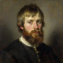 teemu pukki. 3 0 year old with beard. kullervon kirous painted by akseli gallen - kallela