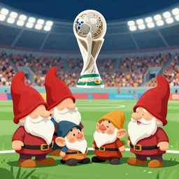 World Cup final, gnomes tragically lost to dwarf humans