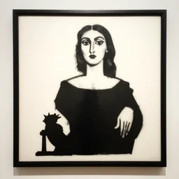 classical concert art by picasso and banksy, bold, simple