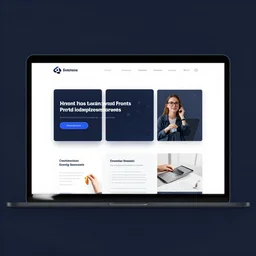 webpage design of a website homepage for an enterprise saas company that sells ai prompts