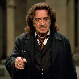 film still Danny Devito as Rubeus Hagrid in Harry Potter movie