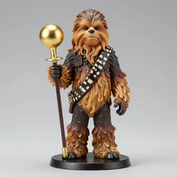 liz truss as a jabba the hut star wars figurine