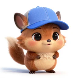 promotional art, very very very cute disney pixar chinchilla character wearing a baseball hat, white background, iconic film character, detailed fur, concept artwork, 3 d render official art, promotional art, by ilya kuvshinov katsuhiro villeneuve, jeremy lipkin and michael garmash and rob rey, disney pixar zootopia