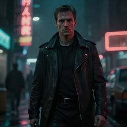 film still of neuromancer in blade runner 2 0 4 9, cinematic, moody, gritty neon noir by emmanuel lubezki