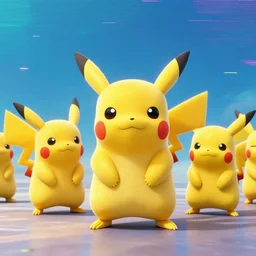 movie frame still from live action adaptation of several pikachus are ultra high, directed by steven spielberg, 8 k, vhs glitch, ultra wide angle, high contrast, zenith view, greg rutkowski, intrincate, highly detailed, ilm, oscar winning photography, grain, dramatic lighting, greg nicotero, horrifying movie, nightmare fuel, horror movie