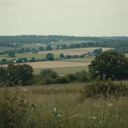 artwork of the cinematic view of a landscape normandie by john howe, landscape view, depth of field, trending on artstation, background, nature