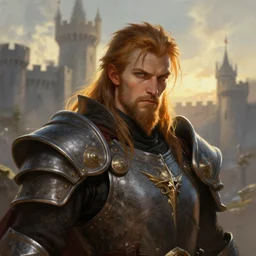 dungeons and dragons warrior king character closeup portrait, dramatic light, castle background, 2 0 0 mm focal length, painted by stanley lau, painted by greg rutkowski, painted by stanley artgerm, digital art, trending on artstation