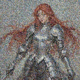 female warrior, red long hair, lovely delicate face, sophisticated armor, oil painting, passion, bravery, intricate armour costumes, light and shadow effects, intricate, digital painting, art station, very high detailed, concept art, cold tones, sharp focus, morandi color scheme, sharply shaped, illustration, art by makoto shinkai and lois van baarle