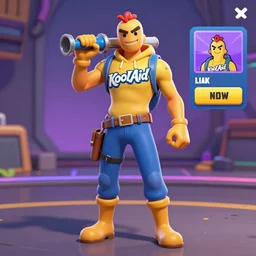 kool - aid man as a new apex legends character, screenshot, character select