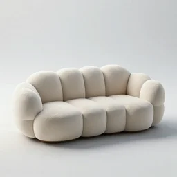 Concept art of a sofa made out of hexagons