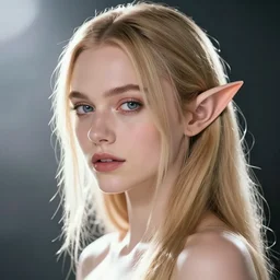 portrait art of Christina Ricci, elf ears, 8k ultra realistic , lens flare, atmosphere, glow, detailed,intricate, full of colour, cinematic lighting, trending on artstation, 4k, hyperrealistic, focused, extreme details,unreal engine 5, cinematic, masterpiece