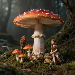 medieval folktale fairies and toadstools