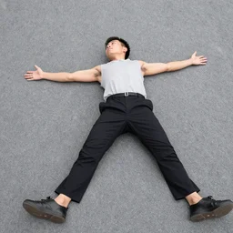 chinese person laying flat movement