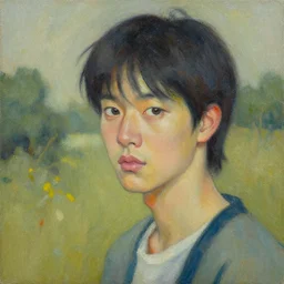 a painting in the style of kim jung gi.