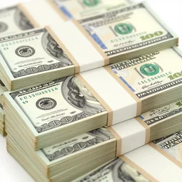5 million dollars stacked on each other