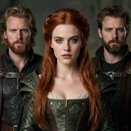 Katie Mcgrath as a beautiful Medieval Queen by Gerald Brom +Mark Arian +Stanley Artgerm Lau +WLOP , extremely detailed , hyper realistic ,smooth, sharp focus